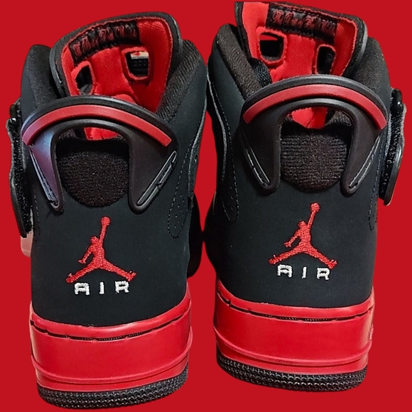 🚻 6.5Y US — AJF 6 GS 2008 [BLACK/VARSITY RED–WHITE] 343096-062 - Picture 5 of 9